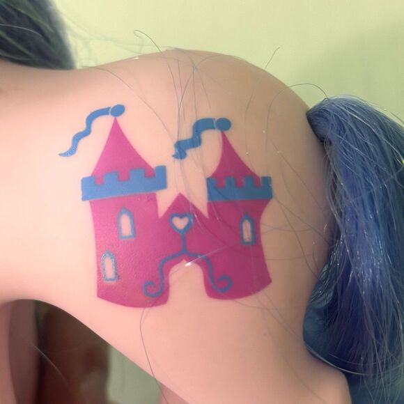 My Little Pony MLP G1 Princess Pony Eyelashes Blue Pink 1991 China Hasbro - Picture 7 of 10